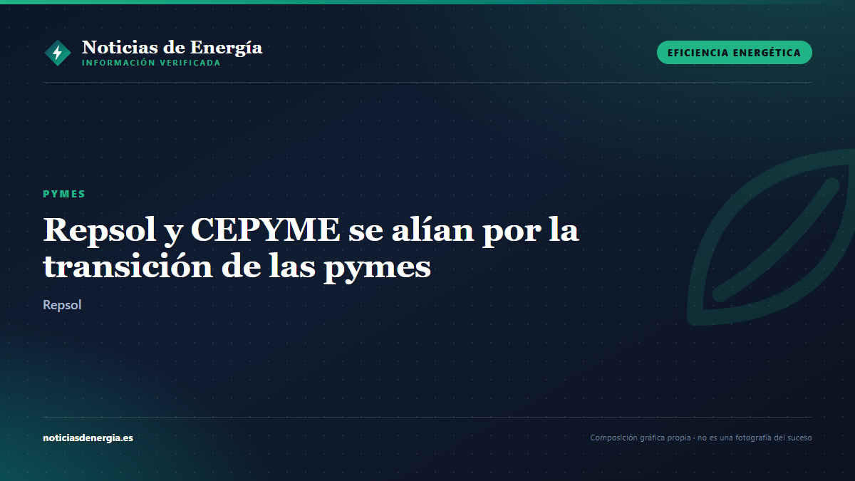 Ilustración editorial: Repsol y CEPYME se alían para acompañar a las pymes en su transición energética